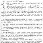 Amicale des anciens du maquis