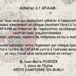 Adhésions AFAAM