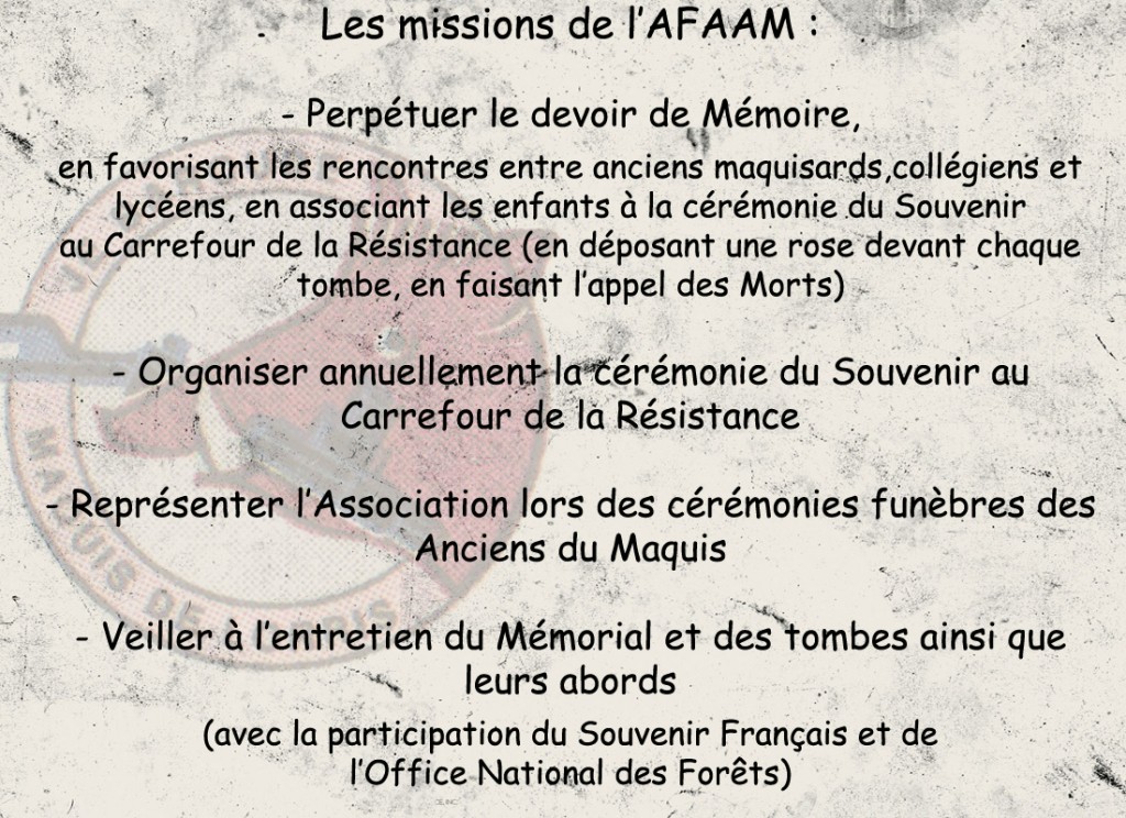 Missions AFAAM