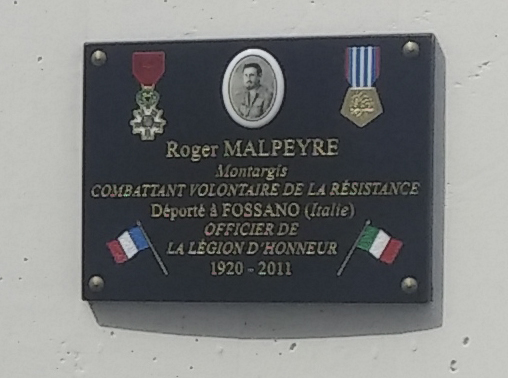 Plaque musée Roger Malpeyre